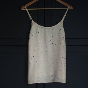 Ichi | Spaghetti Strap Blouse w Polka Dots
